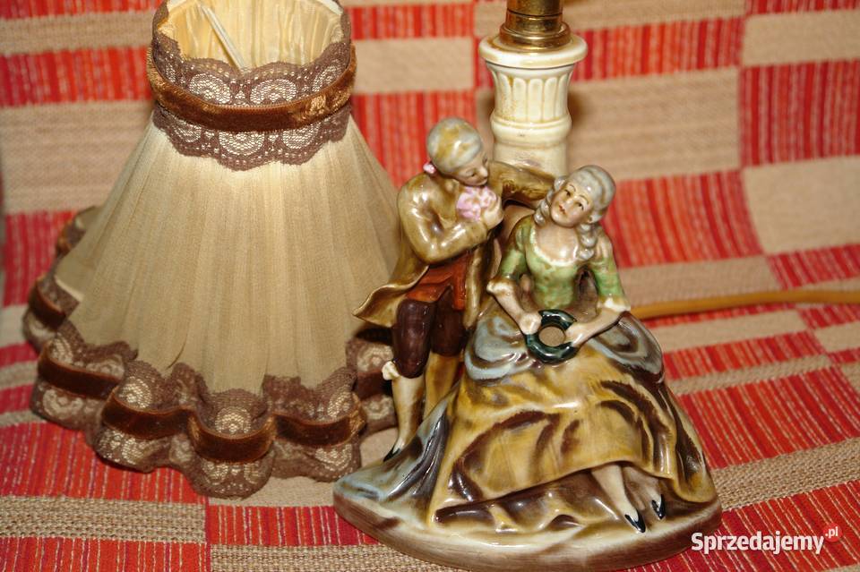 Porcelanowe figurki lampka GRFENTHAL THRINGEN Podkowa Leśna