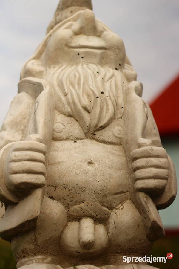 Figury rzeźby ogrodowe krasnal Goliszów