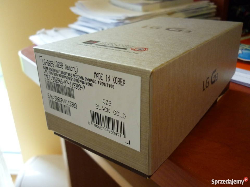 LG G3 wersja 32GB 3GB ram kolor złoty w idealnym E-mail podkarpackie Haczów