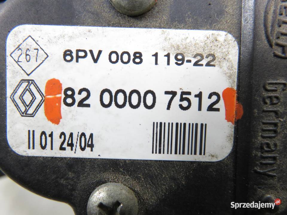 POTENCJOMETR GAZU RENAULT ESPACE IV 19 dCi