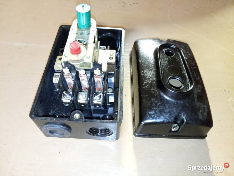 Stary przełącznik ebonitowy wyłącznik Stalowa Wola