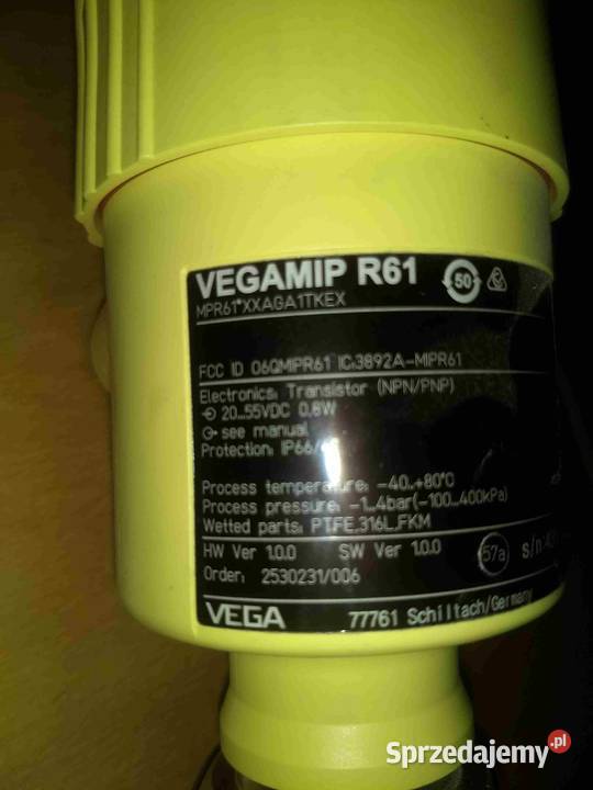 Mikrofalowa sonda zapełnienia Vegamip T61 R61 Katowice sprzedam