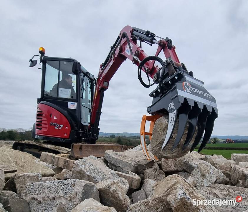 Chwytak do minikoparki MDE Scorpion 15 40 ton nie śląskie Rybnik sprzedam