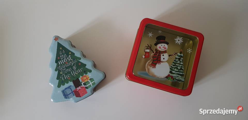 Nowa metalowa puszka na ciastka Boże Narodzenie Warszawa