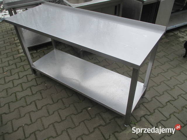 Stół Gastronomiczny Przyścienny Z Półką 1666085