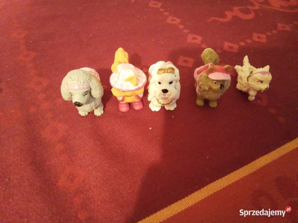 Dużo figurek pieski i kotek komplet