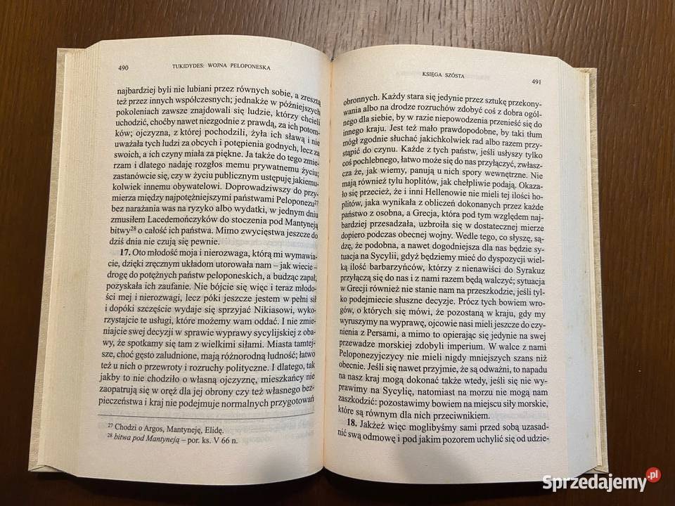 Tukidydes Wojna peloponeska Tom II Arcydzieła sprzedam