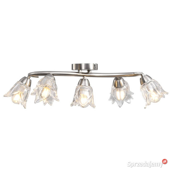 Lampa sufitowa ze szklanymi kloszami na 5 Warszawa sprzedam