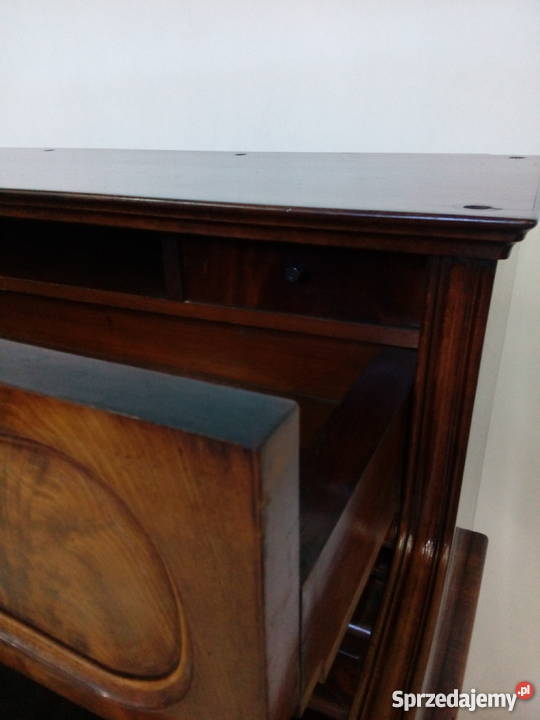 Oryginalny sekretarzyk biedermeier z żaluzją opolskie Opole