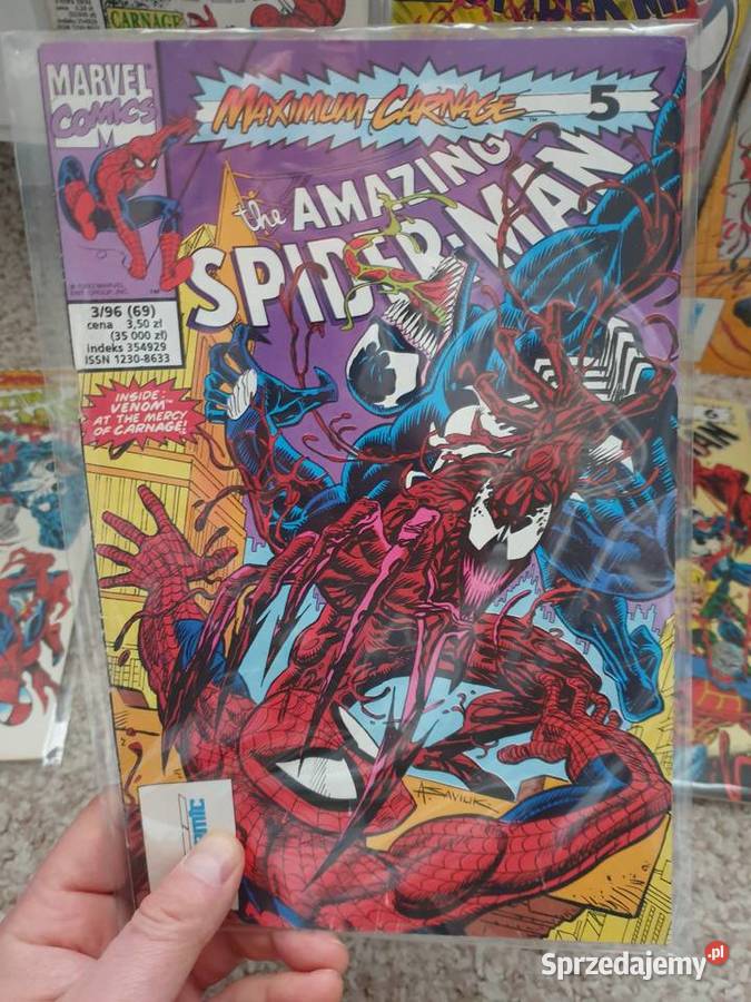 The Amazing SpiderMan Maximum Carnage 7 komiksów pomorskie Gdynia