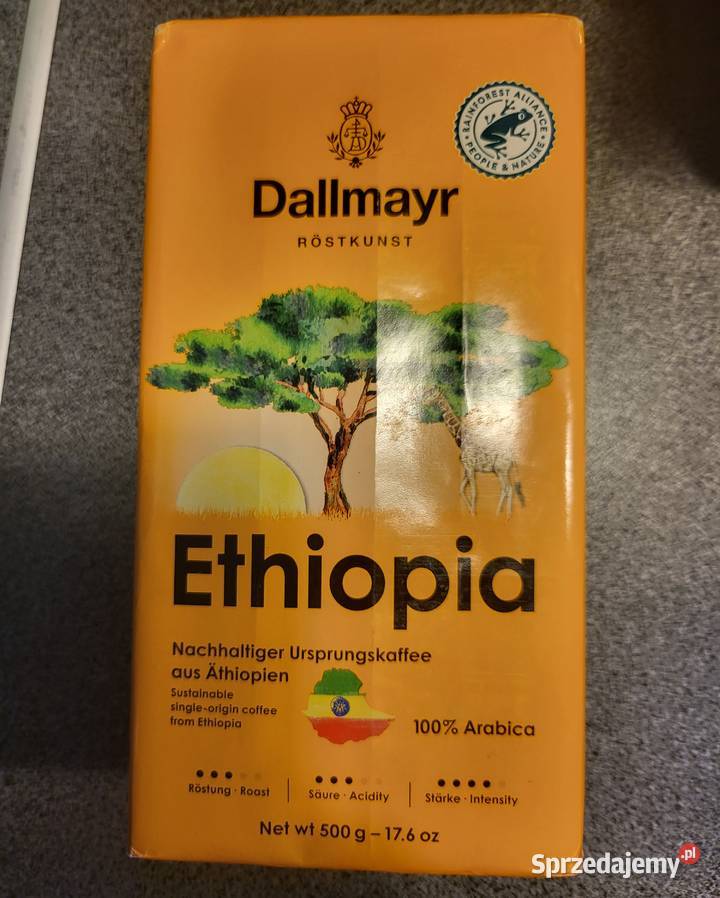 Kawa Dallmayr Ethiopia mielona 500g NIEMIECKA dolnośląskie Wrocław