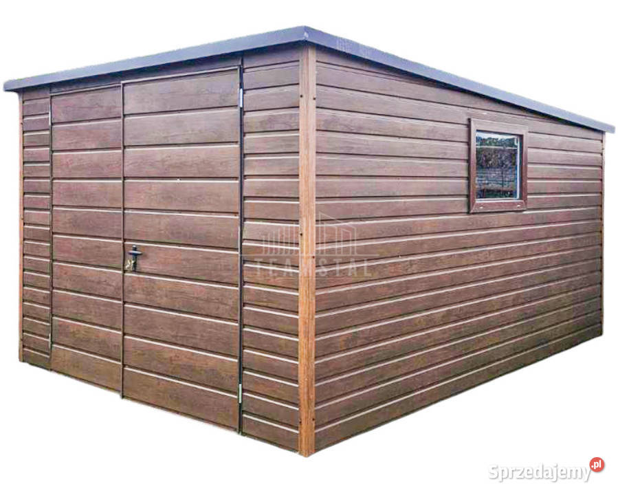 Garaż Blaszany 4x5 Brama dwuskrzydłowa Okno 20m2 łódzkie