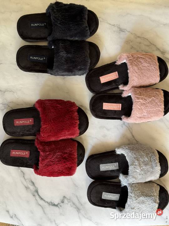 Futrzane kapcie inna