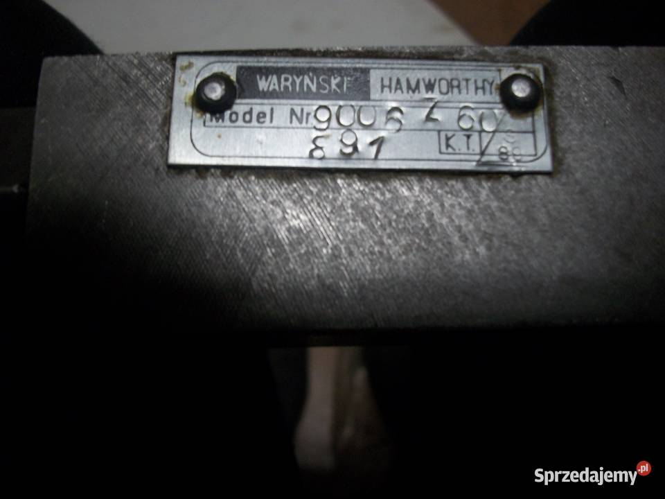 Zawór Z60 Waryński Hamworthy zwrotny sterowany małopolskie Olkusz