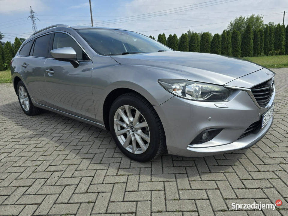 Mazda 6 20Benz NavigacjaXenonyLedyKlimatr 2 kurtyny powietrzne łódzkie Kutno