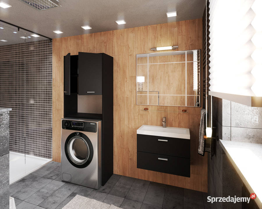 Szafka Łazienkowa Stojąca Pralkę Słupek Regał Elbląg