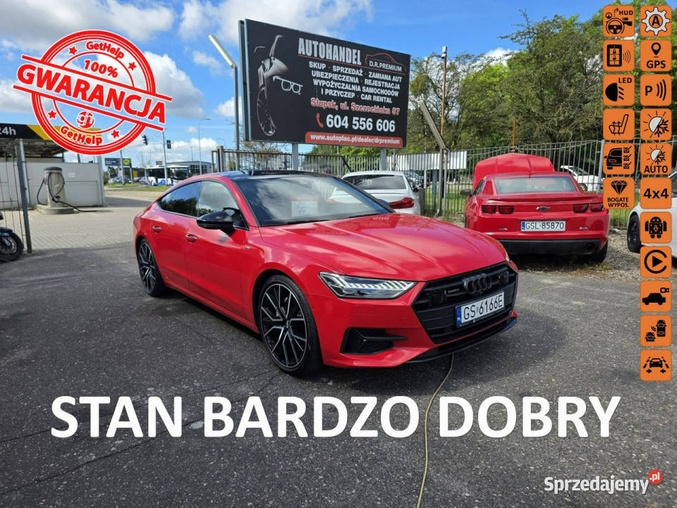 Audi A7 Sportback 30 TDI 286 Quattro kamery 360 gniazdo SD