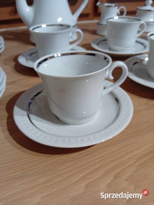 klasyczny porcelanowy serwis kawowy Carl kujawsko-pomorskie Byczyna