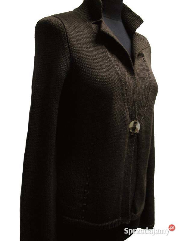 Rozpinany sweter brązowy 40 L biust 100 mazowieckie Siedlce