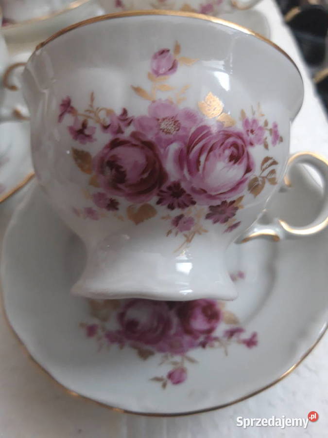 serwis do kawy Lichte Fine China na 6 osób Porcelana i szkło Warszawa sprzedam