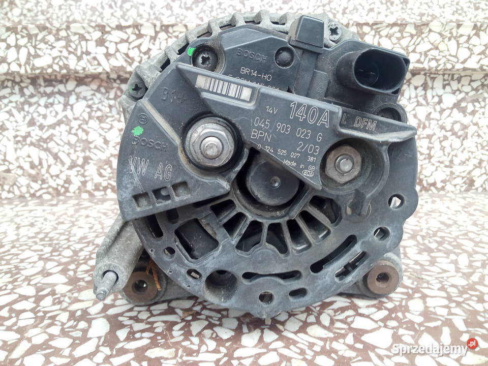 Audi A2 14 TDI AMF Alternator 140A 045903023G Dębica
