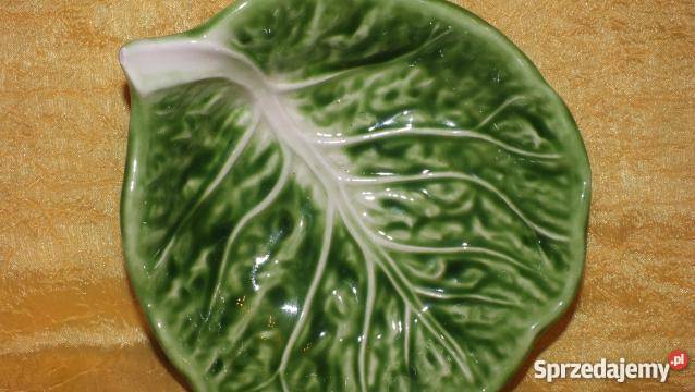Śliczna dekoracyjna miseczka liść sałaty kujawsko-pomorskie Inowrocław
