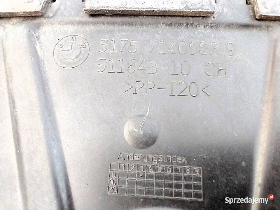 Osłona dolna silnika do BMW serii 3 E90 E91 E92 Osłony silnika Poznań