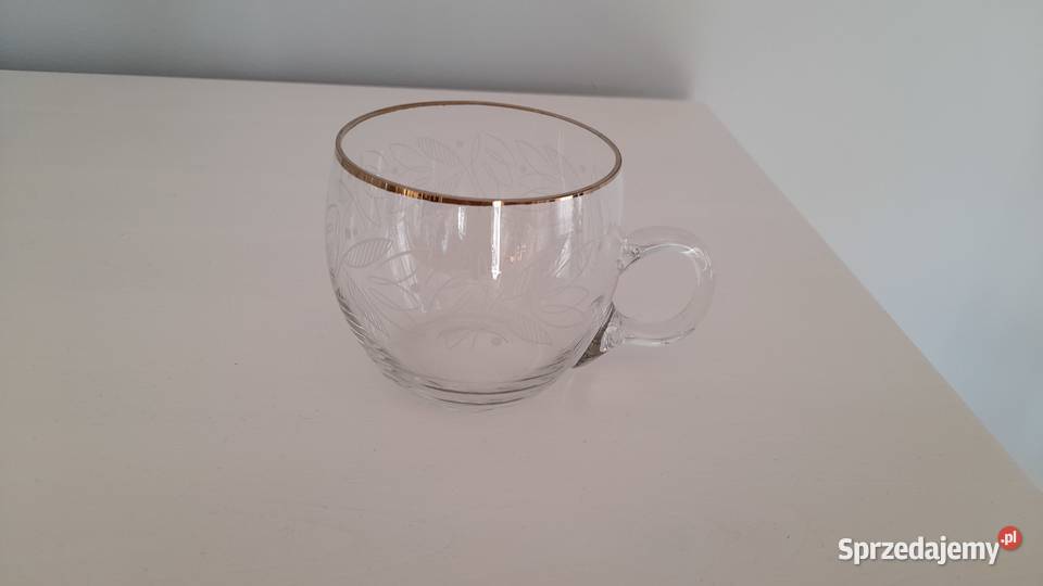 Zestaw do ponczu serwis misa filiżanki waza Garwolin