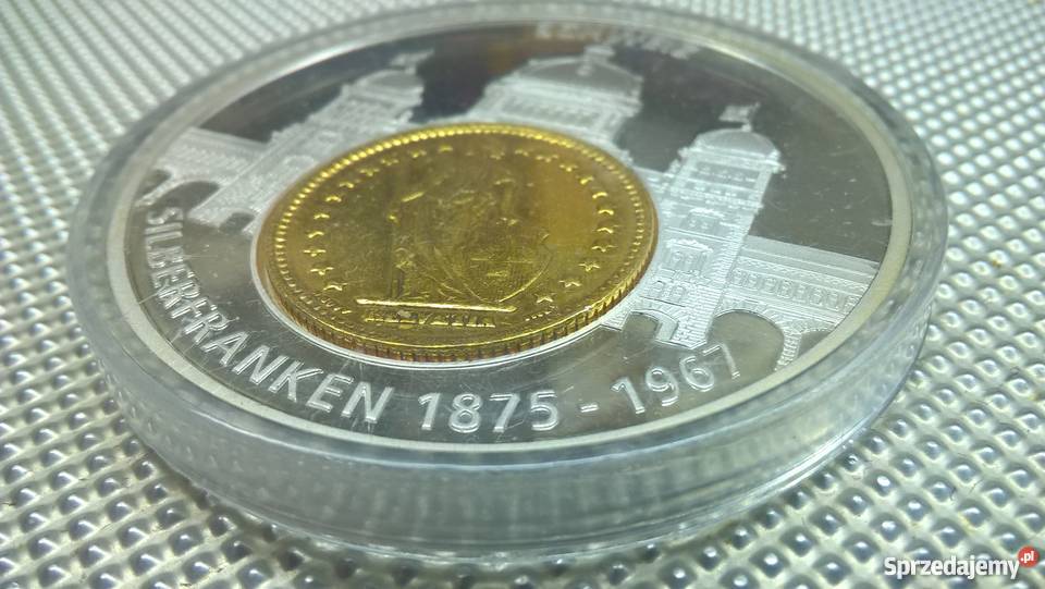 Moneta okolicznościowa 1 srebrna Frankonia Warszawa