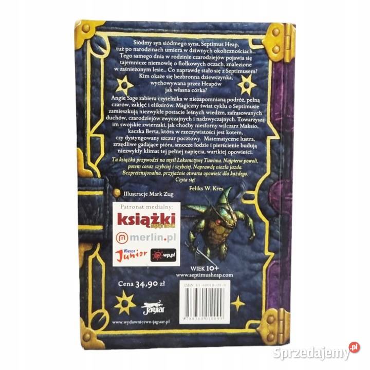 Angie Sage Septimus Heap Księga 1 Zakazana magia Kętrzyn