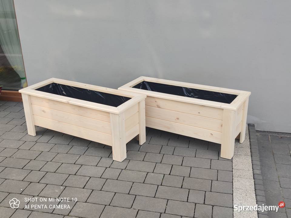 Donica drewniana ogrodowa Szadek