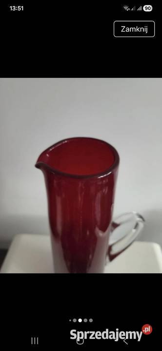 Wazon dzban szkło vintage PRL sprzedam