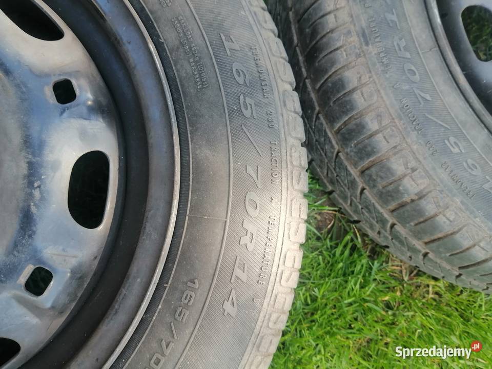 Cztery Felgi stalowe 14 5jx100 vw Koła i felgi podkarpackie sprzedam