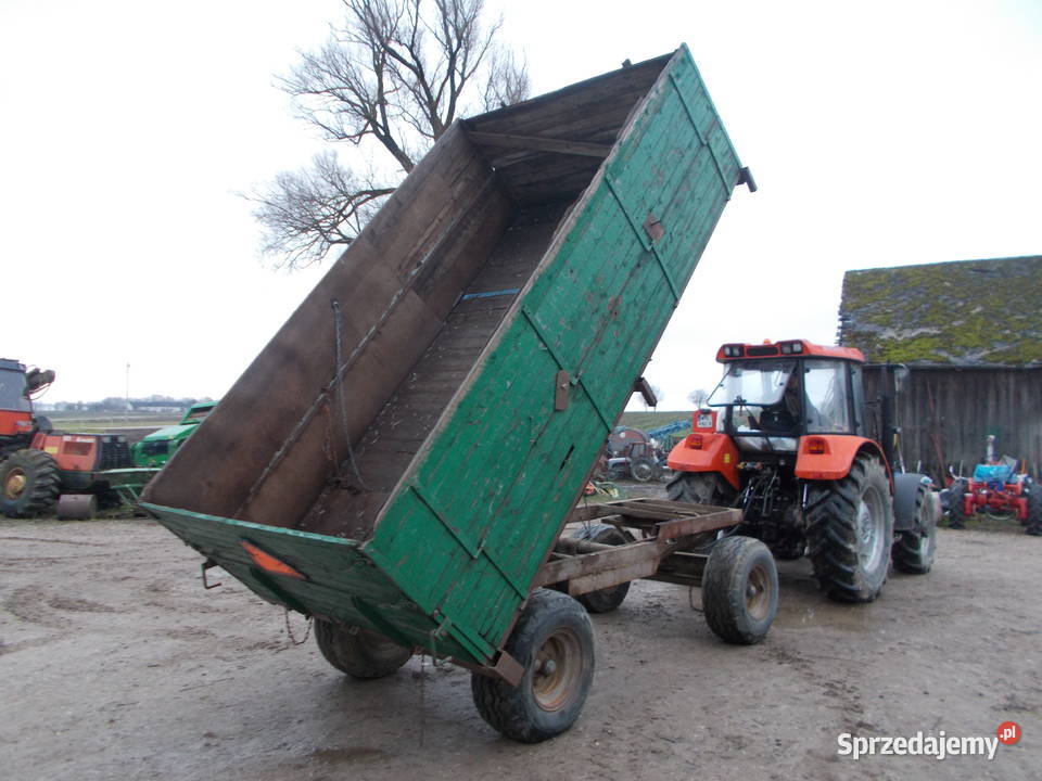 Przyczepa dwuosiowa wywrotka Przyczepy rolnicze Karasiewo sprzedam
