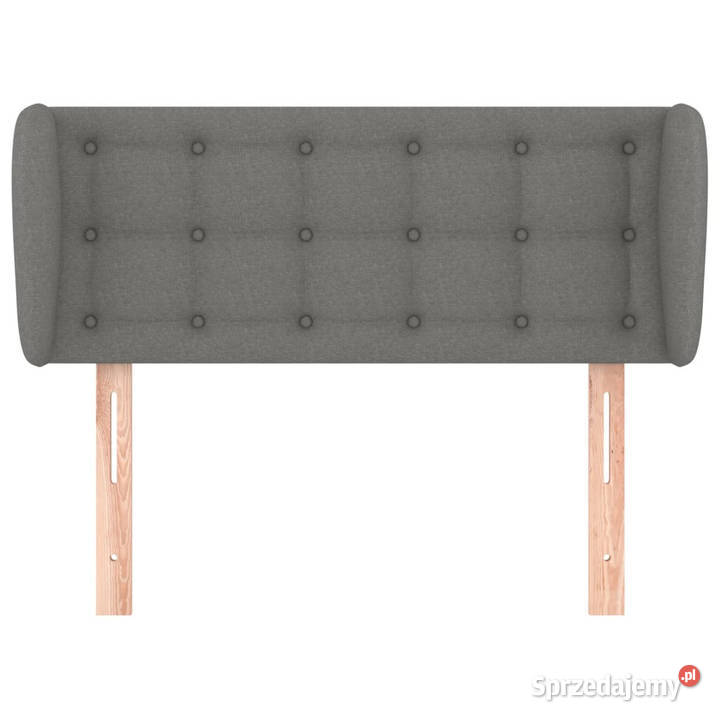 Zagłówek uszak ciemnoszary 103x23x7888 tkanina Warszawa sprzedam