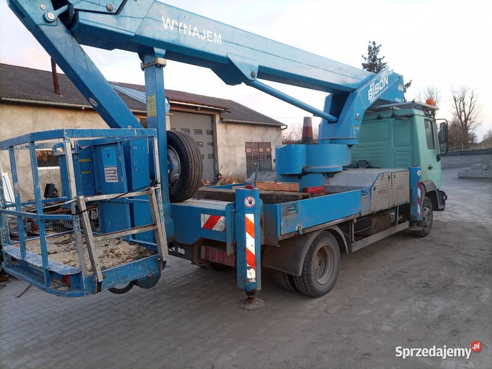 Podnośnik koszowy zwyżka bison tka26 pełny VAT Sochaczew sprzedam