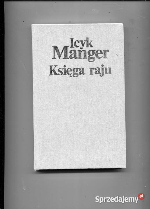 Księga raju Icyk Manger twarda Szczecin
