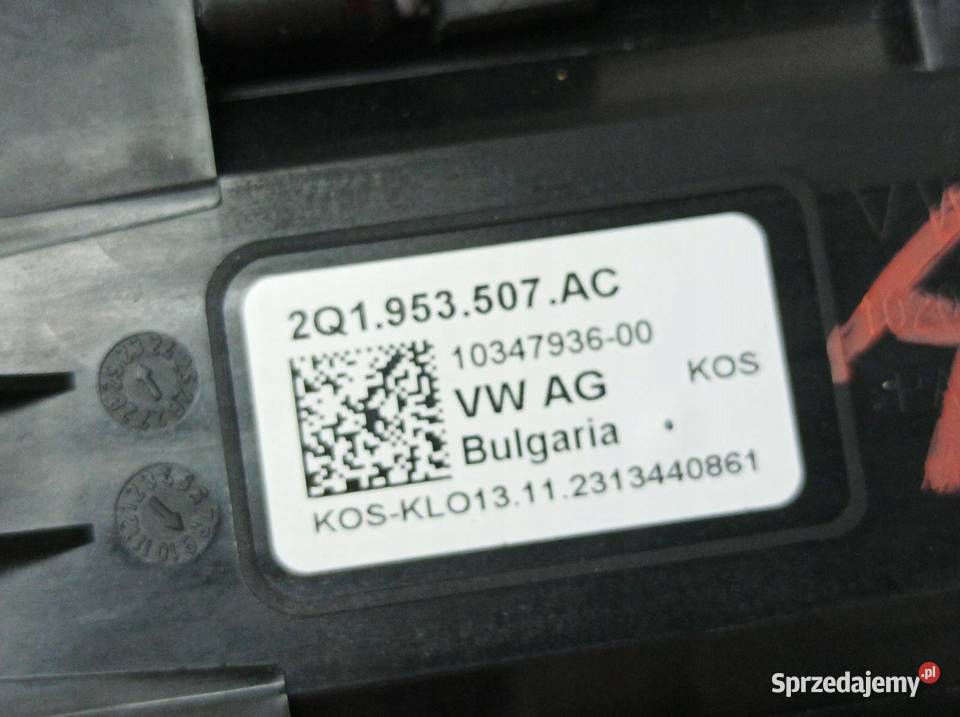 PRZEŁĄCZNIK ZESPOLONY TAŚMA KPL 2Q1953507AC Rok produkcji 2023