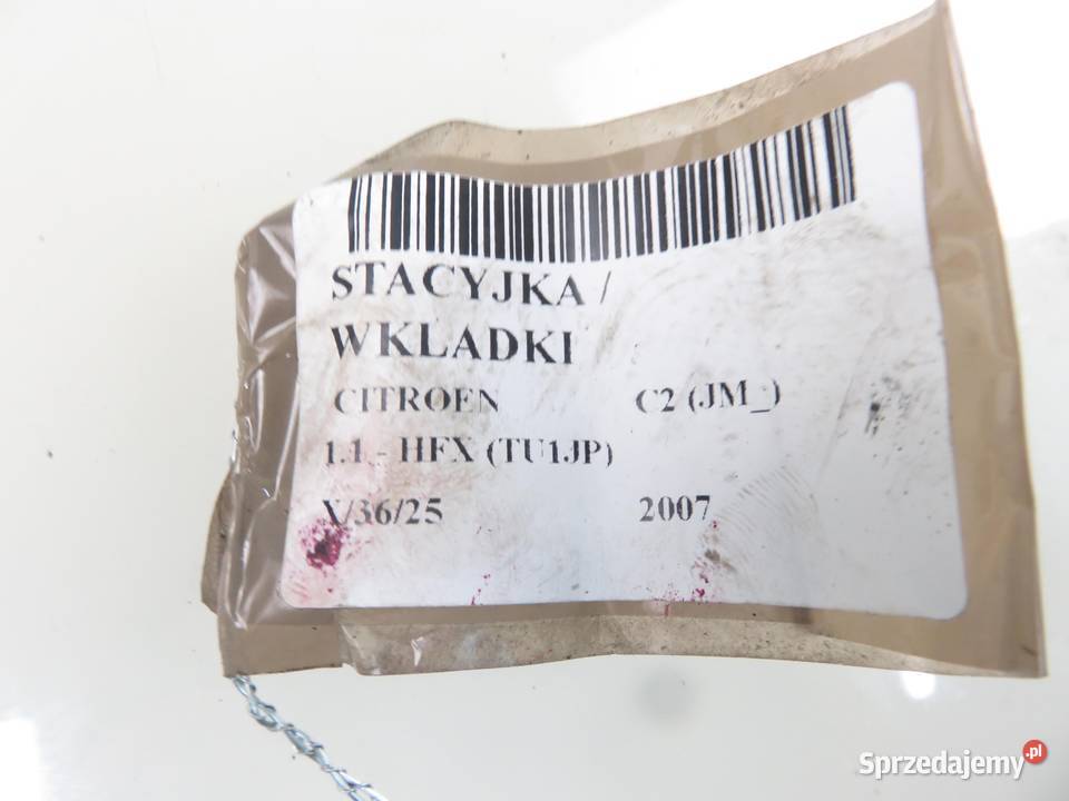 STACYJKA CITROEN C2 N0502455 9663123280 małopolskie