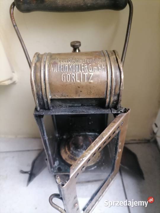 Unikatowa mosiężna lampa kolejowa Germany małopolskie Kraków
