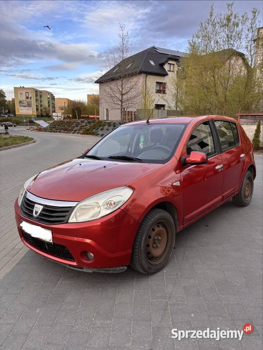 Dacia Sandero 14 8v Gaz Klimasprawna Wazne poduszka powietrzna Pułtusk