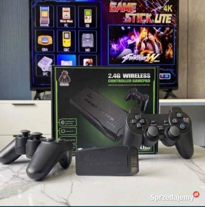Konsola bezprzewodowa GRA TELEWIZYJNA HD RETRO Konsole i automaty wielkopolskie Trzcianka