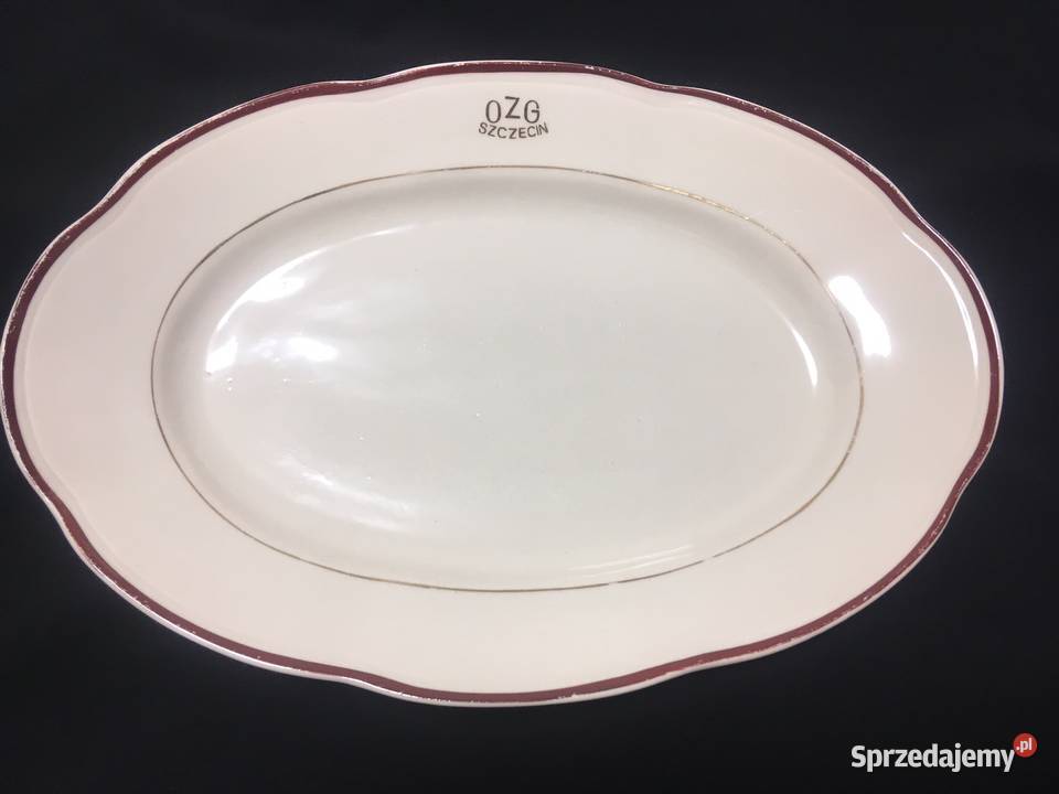 Stara patera duża PRL OZG Szczecin Chodzież Porcelana i szkło zachodniopomorskie Kołobrzeg