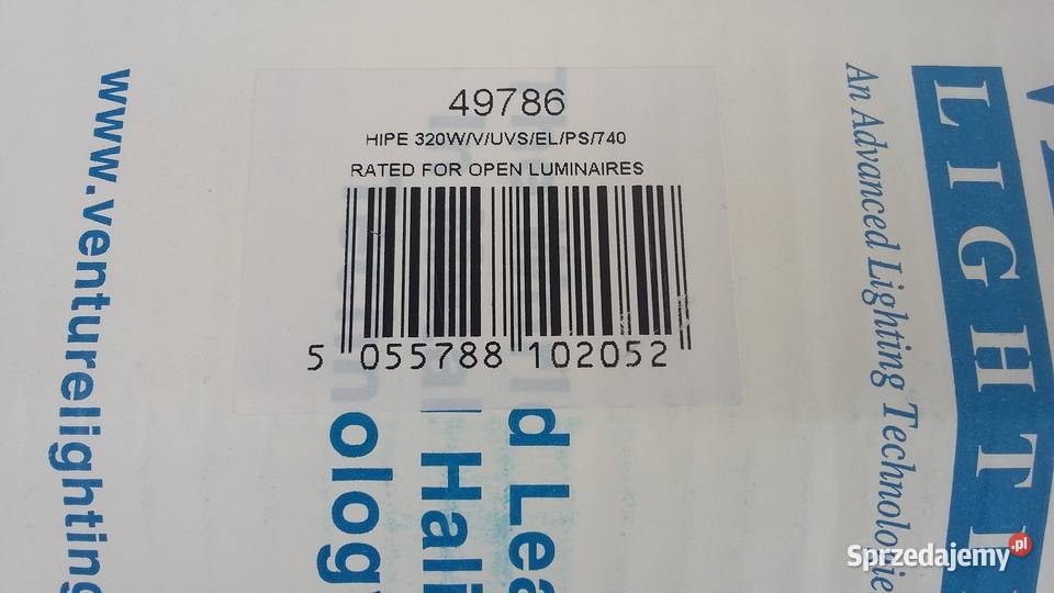 Żarówka metalohalogenkowa VENTURE 320W E27 49786