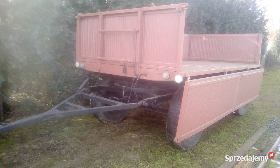 Przyczepa rolnicza D 35 sztywna remońcie blachy Pobiedziska sprzedam