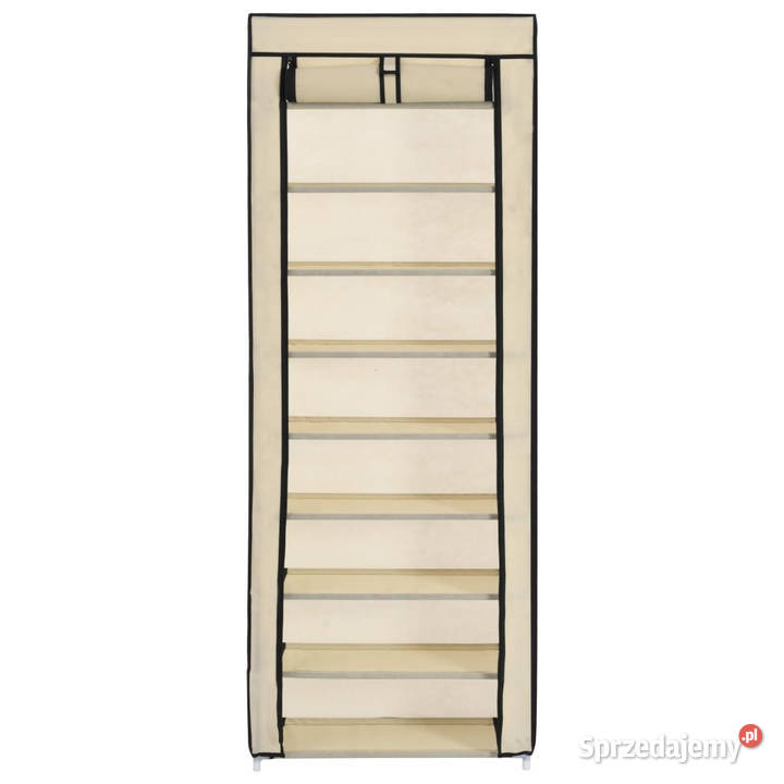 Szafka na buty z osłoną kremowa 57x29x162 Warszawa