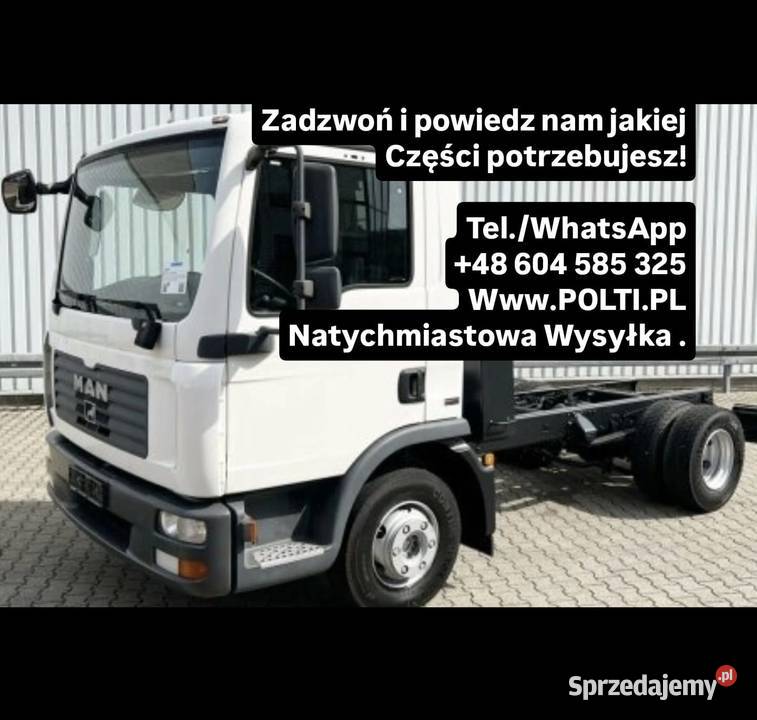 MAN TGL TGM Euro 3456 na części Wysyłka 7 dni opolskie