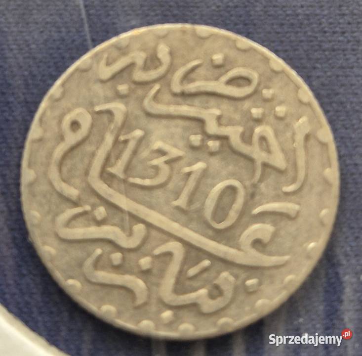12 Drachm SREBRO AH 1310Maroko Wałbrzych
