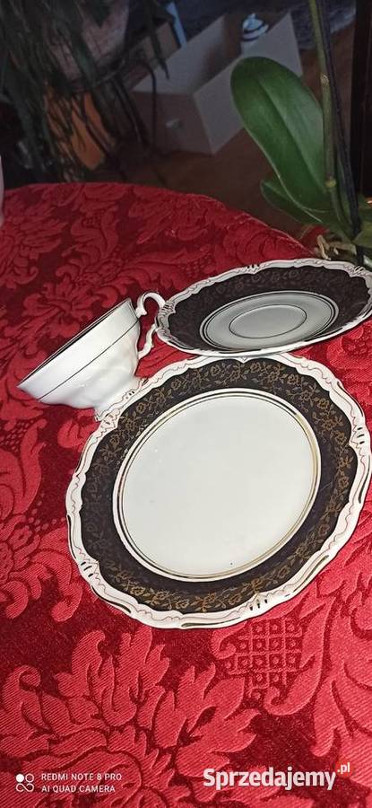 Filiżanka z talerzykiem deser Syg BG Kobalt Antyki, Sztuka, Kolekcje sprzedam