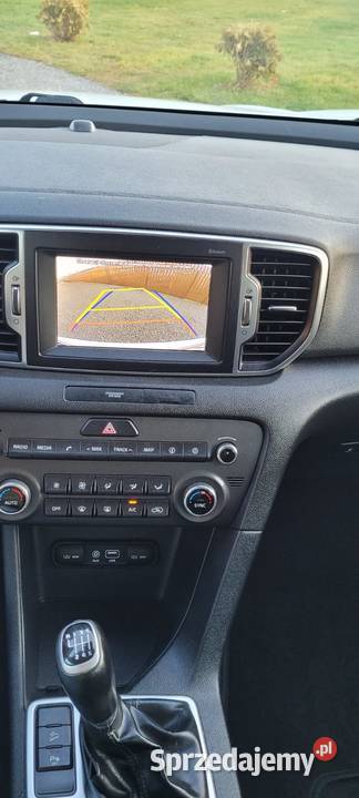 Kia Sportage 2017 welurowa tapicerka Warszawa